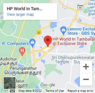 HP SHowroom in Tambaram Map
